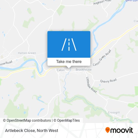Artlebeck Close map