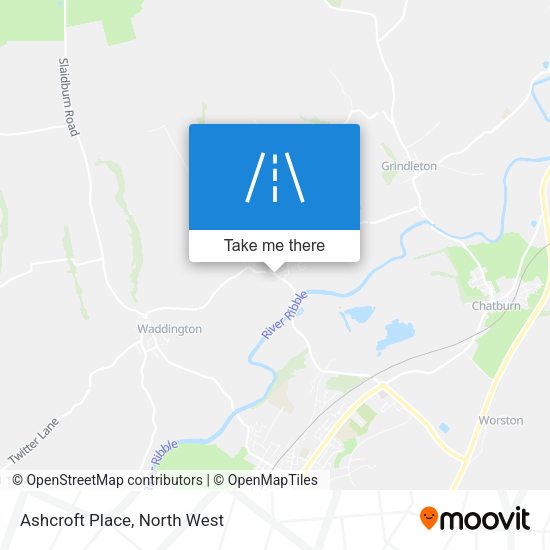 Ashcroft Place map