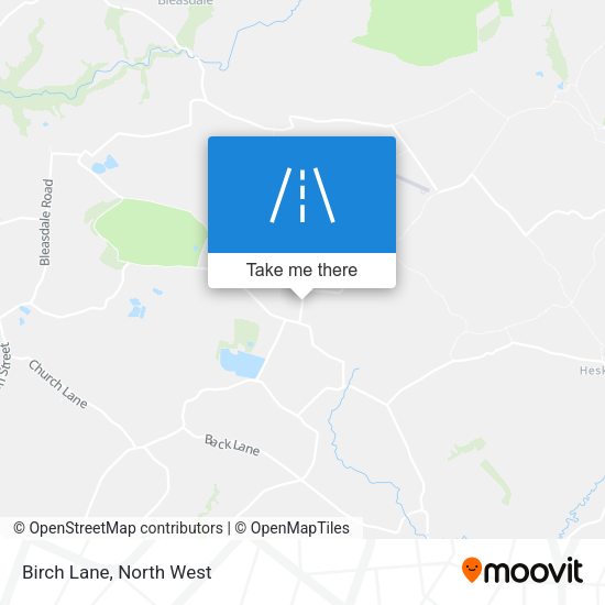 Birch Lane map