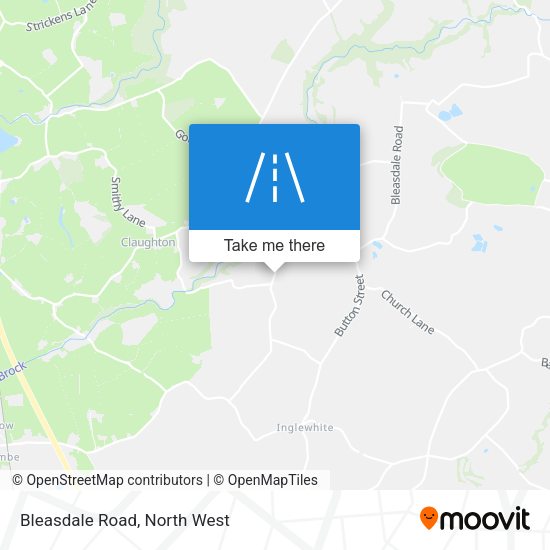 Bleasdale Road map