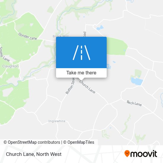 Church Lane map