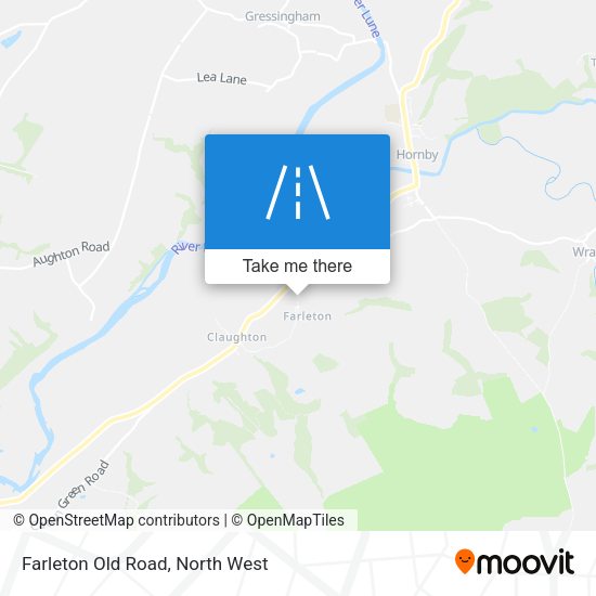 Farleton Old Road map