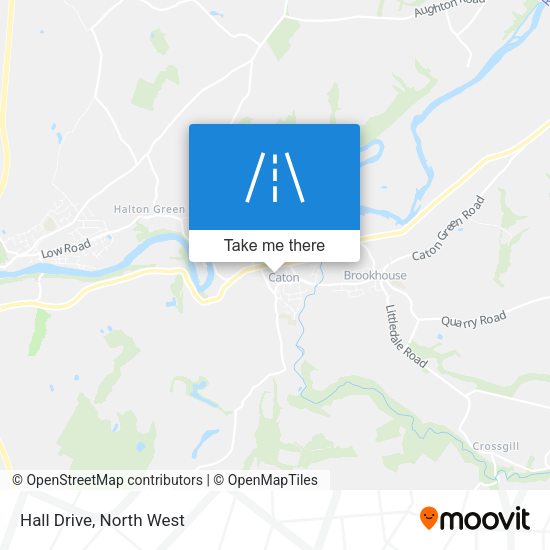 Hall Drive map