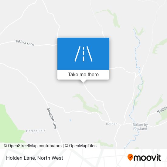 Holden Lane map
