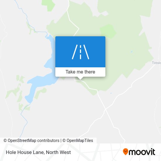 Hole House Lane map