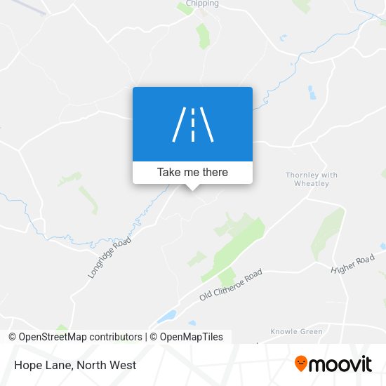 Hope Lane map