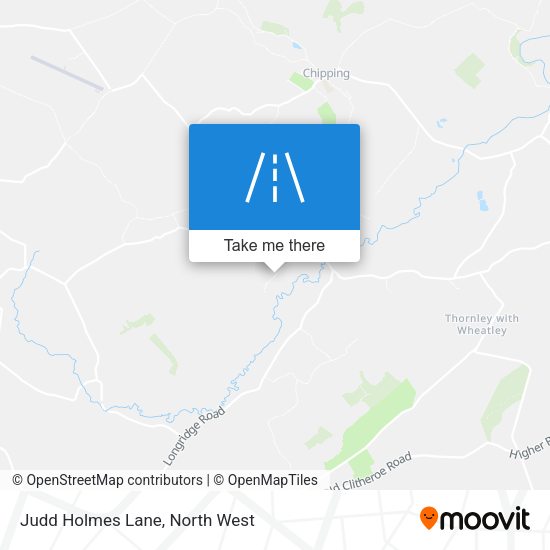 Judd Holmes Lane map