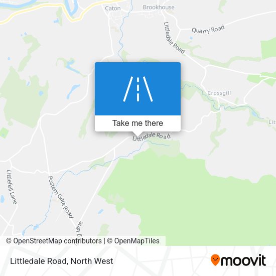 Littledale Road map