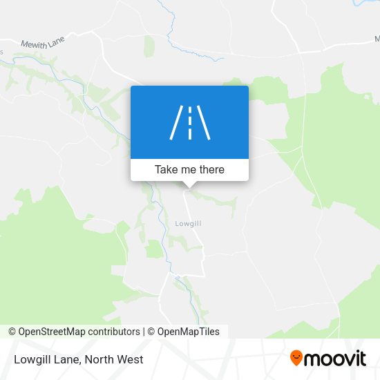 Lowgill Lane map