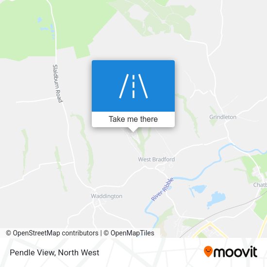 Pendle View map