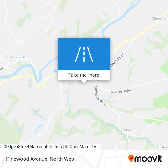 Pinewood Avenue map