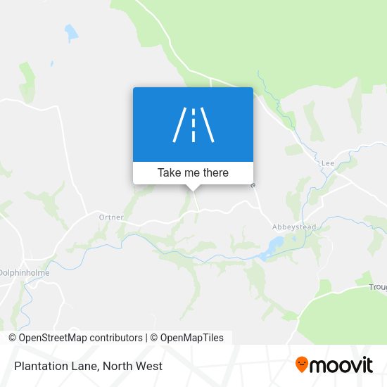 Plantation Lane map