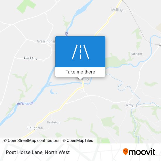 Post Horse Lane map