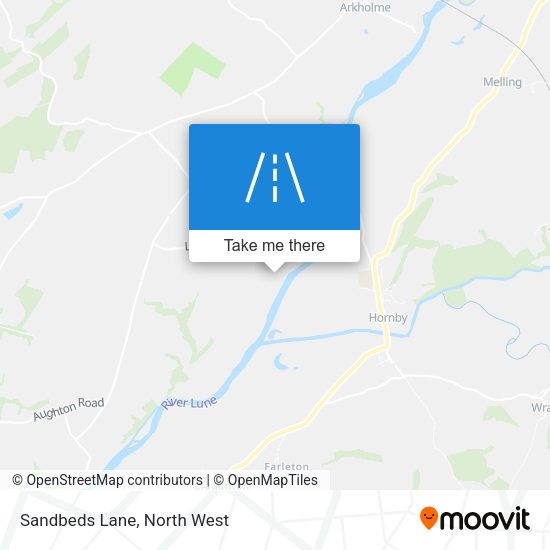 Sandbeds Lane map