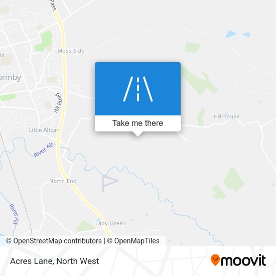 Acres Lane map