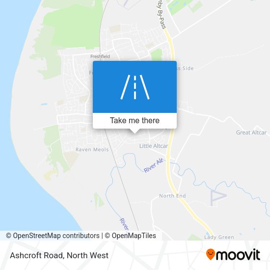 Ashcroft Road map