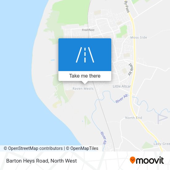 Barton Heys Road map