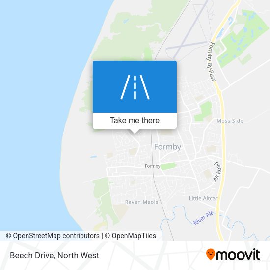 Beech Drive map