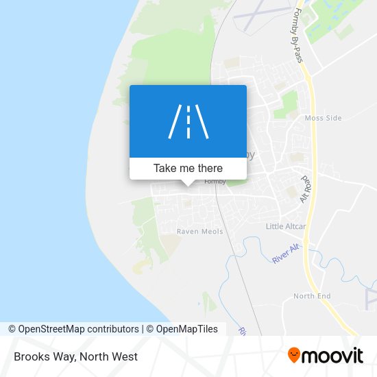 Brooks Way map