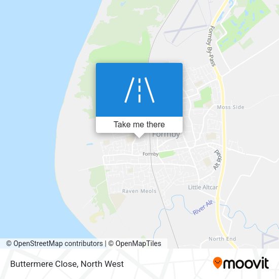 Buttermere Close map