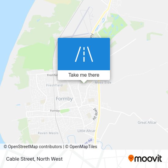Cable Street map