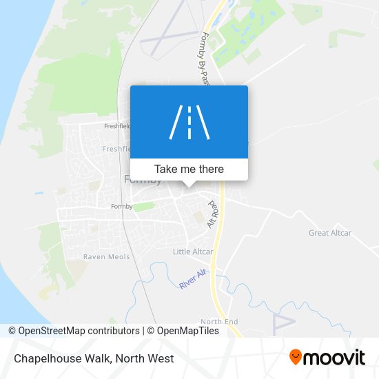 Chapelhouse Walk map