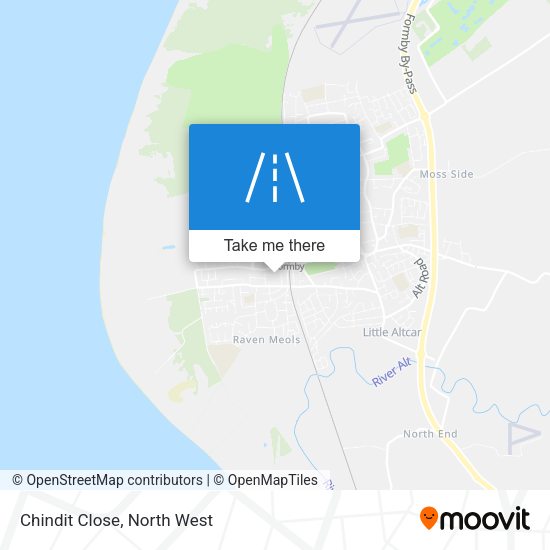 Chindit Close map