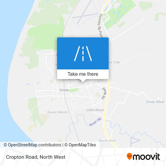 Cropton Road map