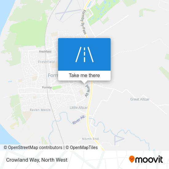 Crowland Way map
