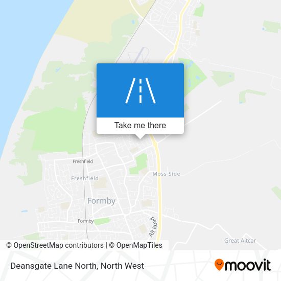 Deansgate Lane North map