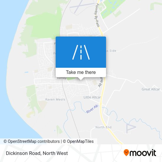 Dickinson Road map