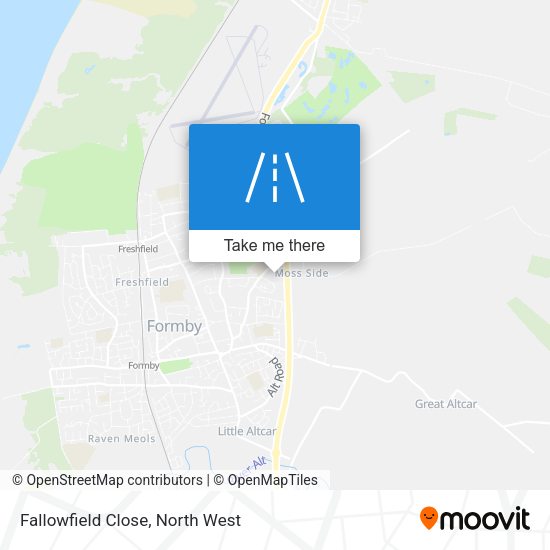 Fallowfield Close map