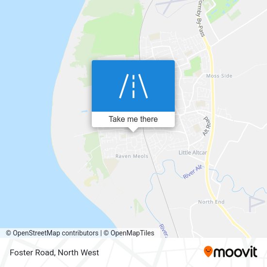 Foster Road map