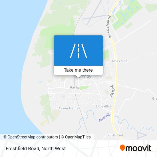 Freshfield Road map