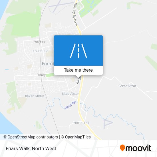 Friars Walk map