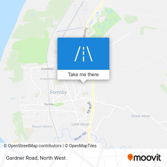 Gardner Road map