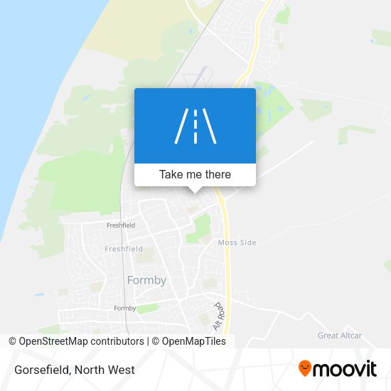 Gorsefield map