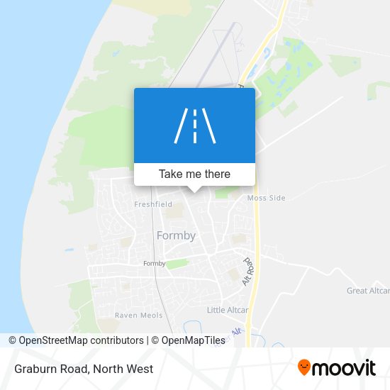 Graburn Road map