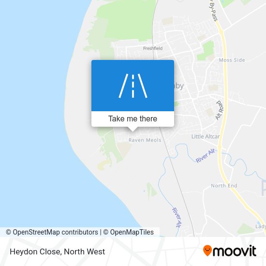Heydon Close map
