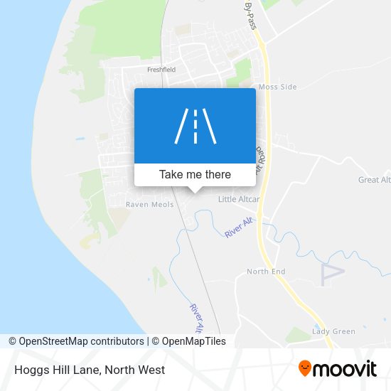 Hoggs Hill Lane map