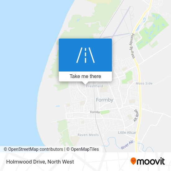 Holmwood Drive map