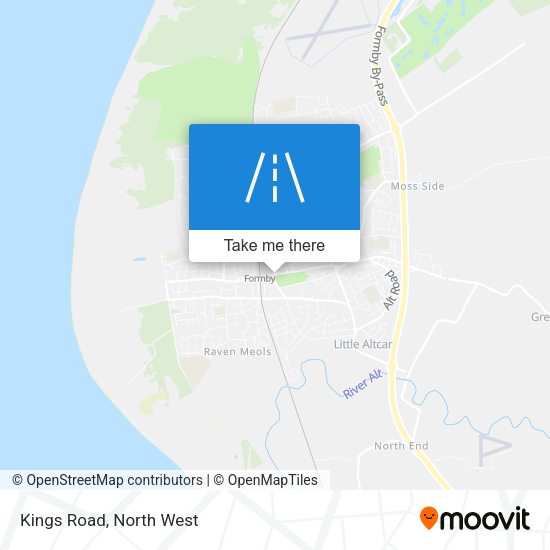 Kings Road map