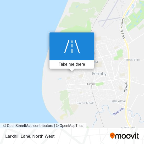 Larkhill Lane map