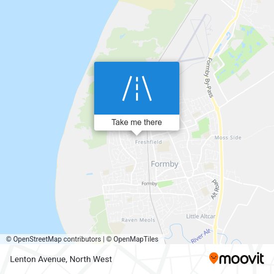 Lenton Avenue map