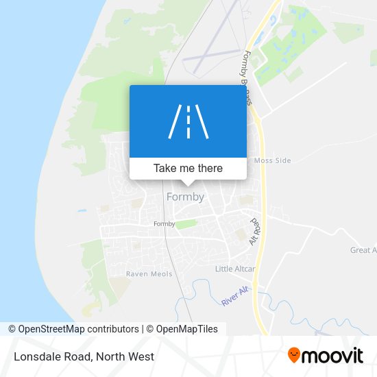 Lonsdale Road map