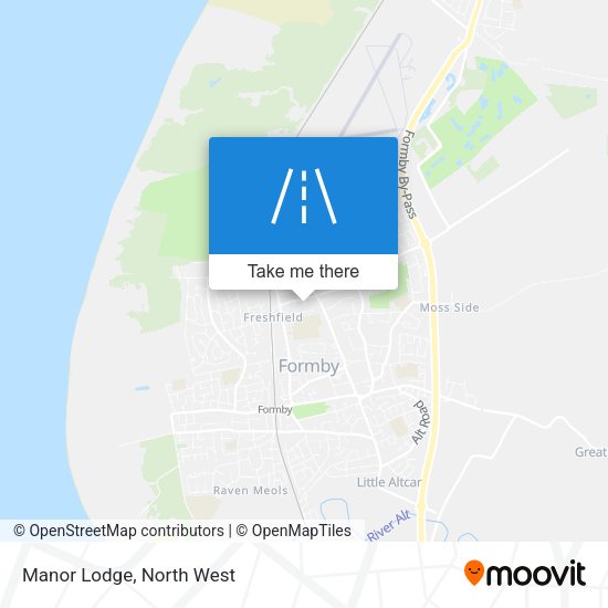 Manor Lodge map