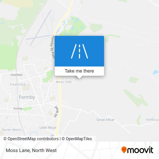 Moss Lane map
