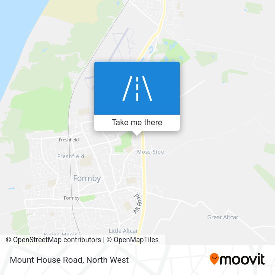 Mount House Road map