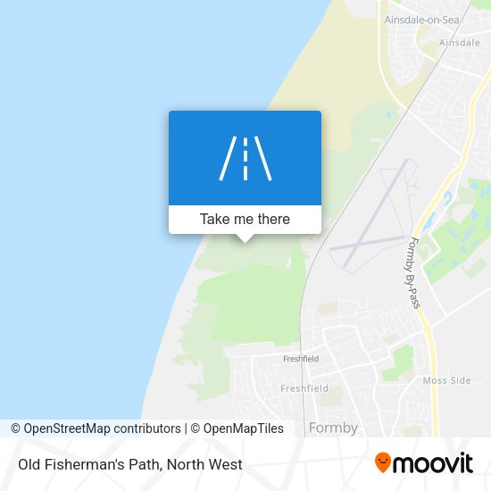 Old Fisherman's Path map