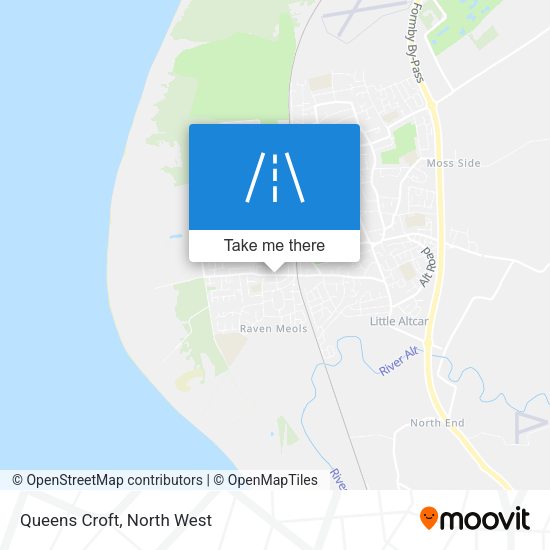 Queens Croft map